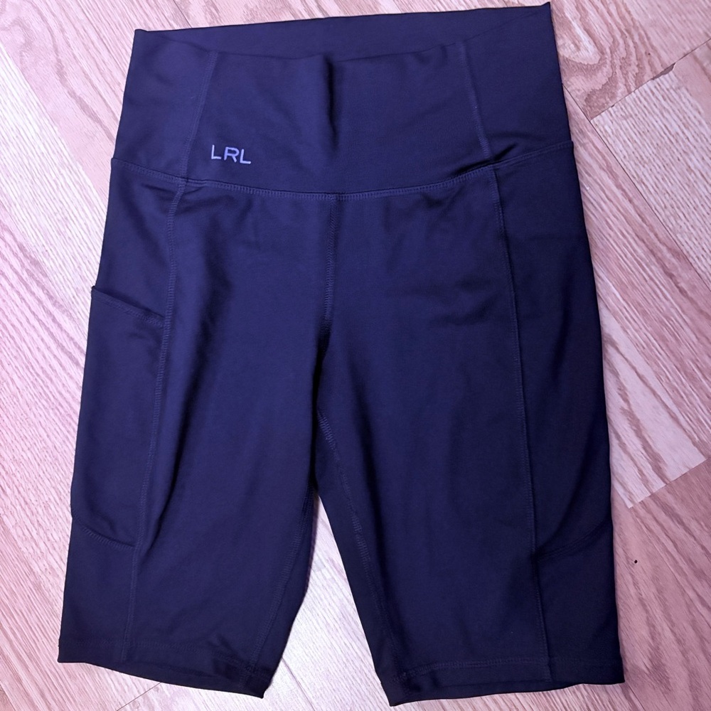 Ralph Lauren Women's Navy Blue Bike Shorts Size Small